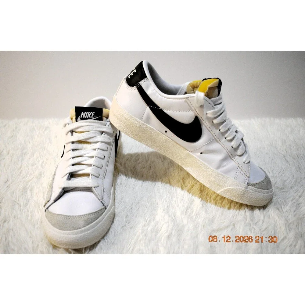 Nike Blazer Low ’77 Vintage – White Black Suede – Women’s Size 5.5
